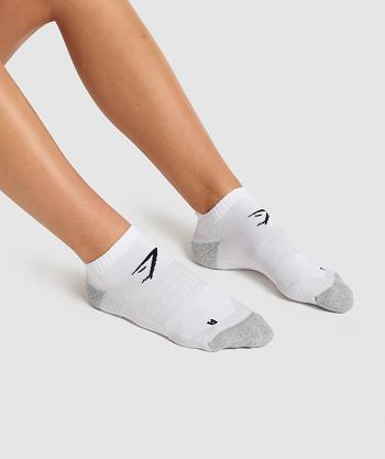 Accessories Gymshark Ankle Performance Socks White | NZ_2783AHK