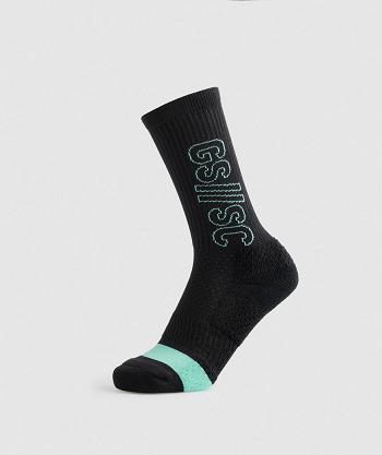 Accessories Gymshark Gymshark//Steve Cook Crew Socks Black | NZ_2762OKI