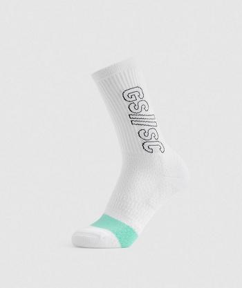 Accessories Gymshark Gymshark//Steve Cook Crew Socks White | NZ_2763PJJ