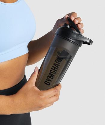 Accessories Gymshark Shaker Water Bottles Black | NZ_2752NWY