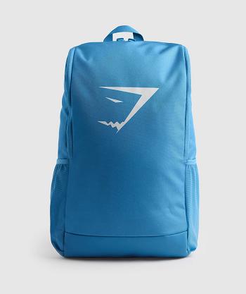 Accessories Gymshark Sharkhead Backpack Bags Blue | NZ_2878OKI
