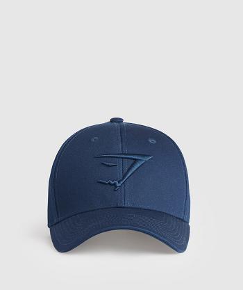 Accessories Gymshark Sharkhead Cap Hats Navy | NZ_2844LIS