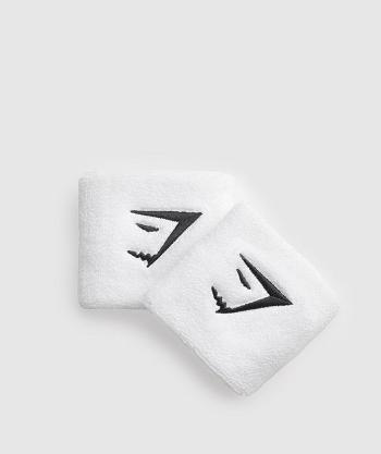 Accessories Gymshark Sharkhead Sweat Bands Equipment White | NZ_2869MQZ