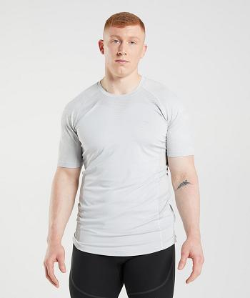 Men's Gymshark 315 T Shirts Light Grey | NZ_3146LIS