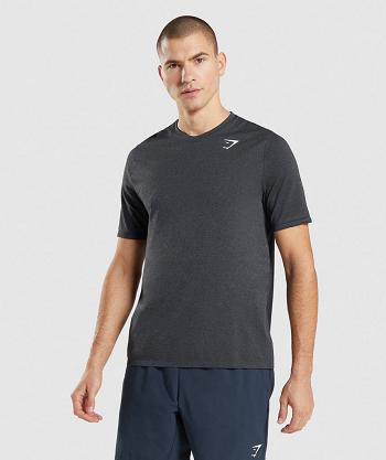 Men's Gymshark Arrival Seamless T Shirts Black | NZ_3121SGL