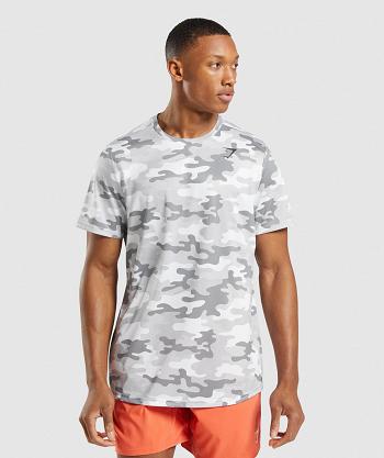 Men's Gymshark Arrival T Shirts Light Grey | NZ_3147ZUT