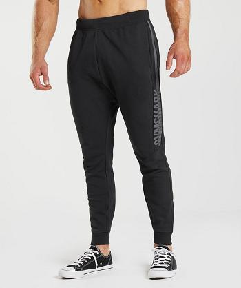 Men's Gymshark Bold React Jogger Black | NZ_3690SGL