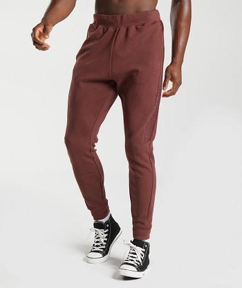Men's Gymshark Bold React Jogger Pink Brown | NZ_3688JPQ