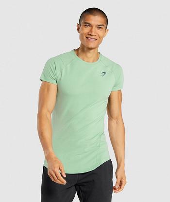 Men's Gymshark Bold T Shirts Green | NZ_3207QMA