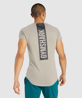 Men's Gymshark Bold T Shirts Grey | NZ_3199LIS