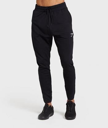 Men's Gymshark Critical Zip Jogger Black | NZ_2981FDN
