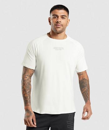 Men's Gymshark Gymshark//Steve Cook T Shirts White | NZ_3111EBC