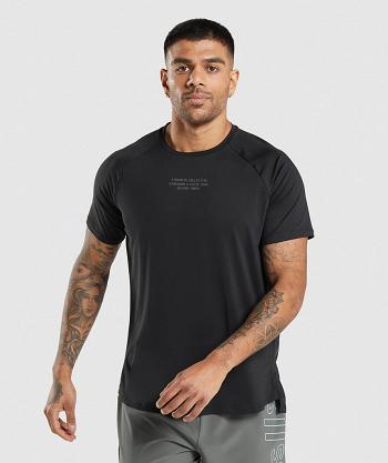 Men's Gymshark Gymshark//Steve Cook T Shirts Black | NZ_3112RVD