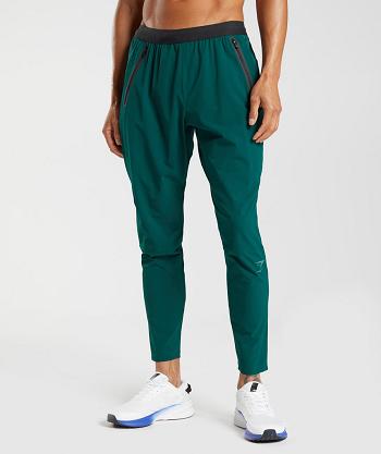 Men's Gymshark Hybrid Woven Jogger Green | NZ_3724LIS