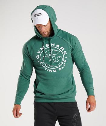 Men's Gymshark Legacy Hoodie Green | NZ_3476DFM