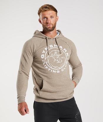Men's Gymshark Legacy Hoodie Grey | NZ_3464LIS