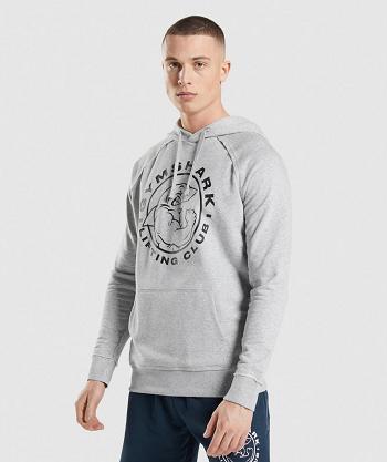Men's Gymshark Legacy Hoodie Light Grey | NZ_3466XYU