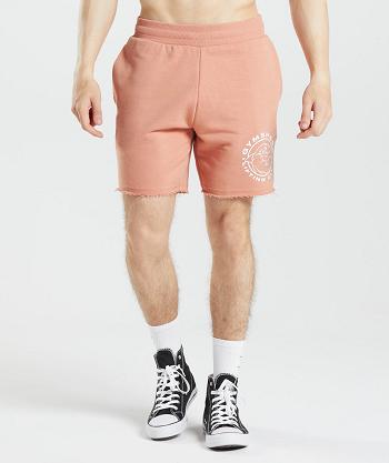 Men's Gymshark Legacy Shorts Pink | NZ_3541LIS