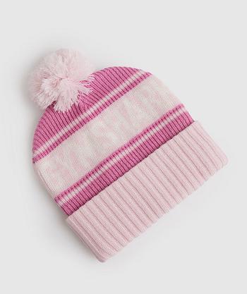 Men's Gymshark Pom Hats Pink / Pink / White | NZ_3802ZUT