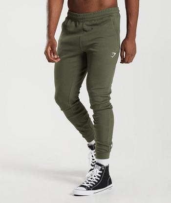 Men's Gymshark React Jogger Olive | NZ_3684DFM