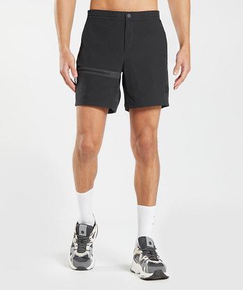 Men's Gymshark Retake Woven 7" Shorts Black | NZ_3564GSO
