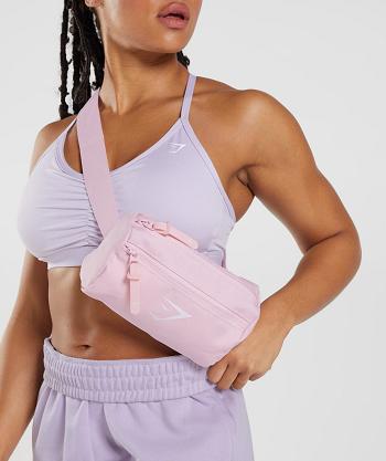 Men's Gymshark Sharkhead Cross Body Bags Pink | NZ_3865TCE
