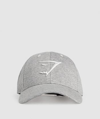 Men's Gymshark Sharkhead Hats Light Grey | NZ_3835MQZ