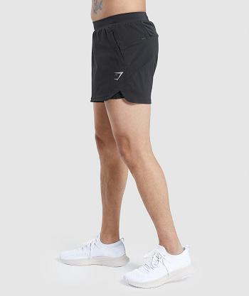 Men's Gymshark Speed Evolve 3" 2 In 1 Shorts Black | NZ_3572VRW