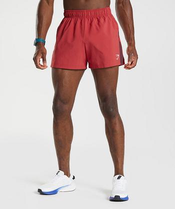Men's Gymshark Sport 5" Shorts Red / Burgundy | NZ_3643JPQ