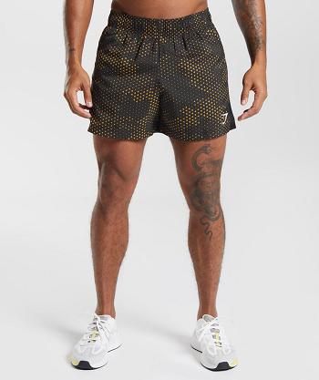 Men's Gymshark Sport 5" Shorts Yellow | NZ_3593LIS