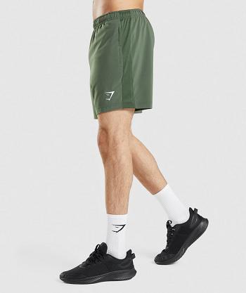 Men's Gymshark Sport Shorts Green | NZ_3545VRW