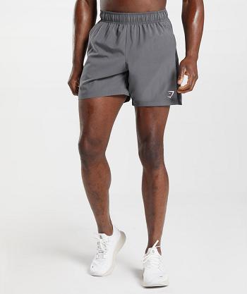 Men's Gymshark Sport Shorts Grey / Black | NZ_3576QMA