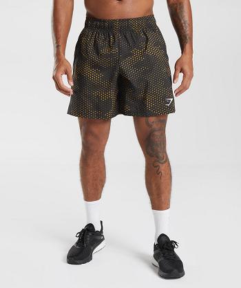Men's Gymshark Sport Shorts Yellow | NZ_3603EBC