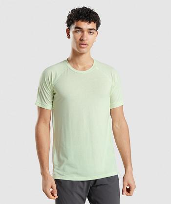 Men's Gymshark Studio Amplify T Shirts Green | NZ_3103XYU