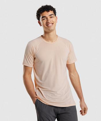 Men's Gymshark Studio Amplify T Shirts Purple Pink | NZ_3106BEX
