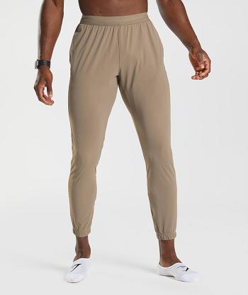 Men's Gymshark Studio Jogger Brown | NZ_3725ZUT