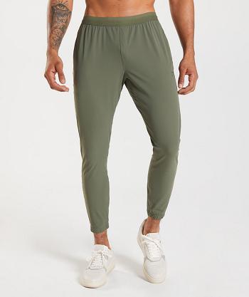 Men's Gymshark Studio Jogger Olive | NZ_3719FDN