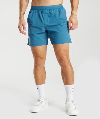 Men's Gymshark Studio Shorts Blue | NZ_3612AHK