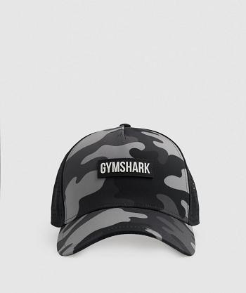 Men's Gymshark Trucker Hats Grey | NZ_3826JPQ