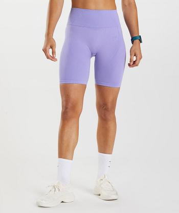 Women's Gymshark Apex Seamless Shorts Purple / Purple | NZ_4634ZUT