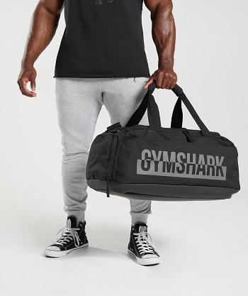 Women's Gymshark Bold Gym Bag Bags Black | NZ_5031AHK