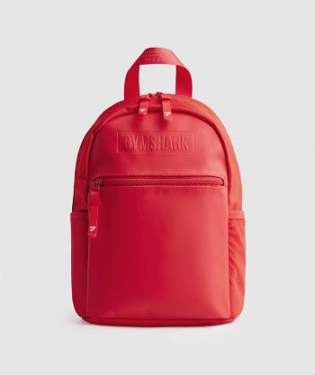 Women's Gymshark Everyday Mini Backpack Bags Red | NZ_5020NWY