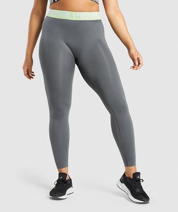 Women's Gymshark Fit Seamless Leggings Grey | NZ_4727HAP