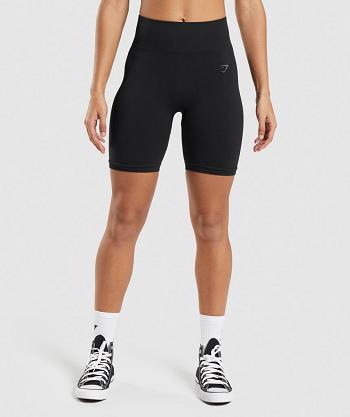 Women's Gymshark Flex Cycling Shorts Black | NZ_4570GSO