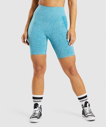 Women's Gymshark Flex Cycling Shorts Blue | NZ_4586BEX