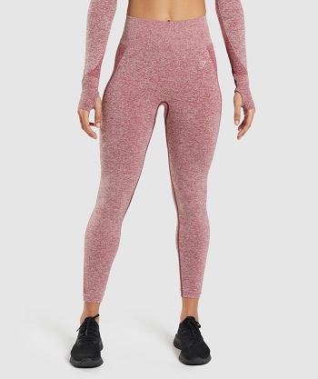 Women's Gymshark Flex High Waisted Leggings Burgundy | NZ_4744MQZ