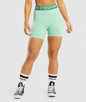 Women's Gymshark Flex Shorts Green | NZ_4627DFM