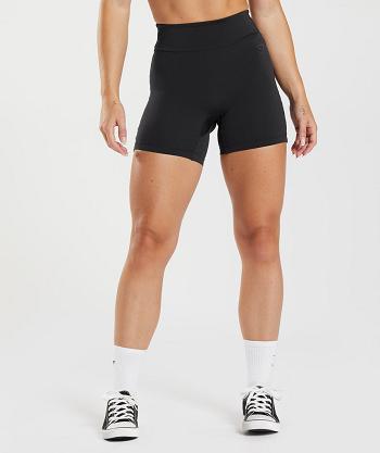 Women's Gymshark Gs Power Original Tight Shorts Black | NZ_4650PJJ