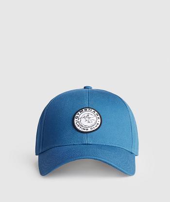 Women's Gymshark Legacy Cap Hats Blue | NZ_4966XYU