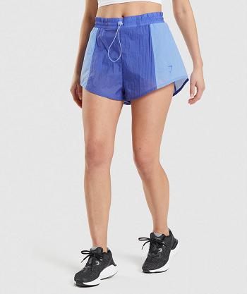 Women's Gymshark Pulse 2 In 1 Shorts Blue / Blue | NZ_4568DFM